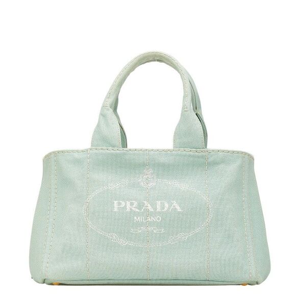 Prada Canvas Canapa Tote Bag - Picture 1 of 6